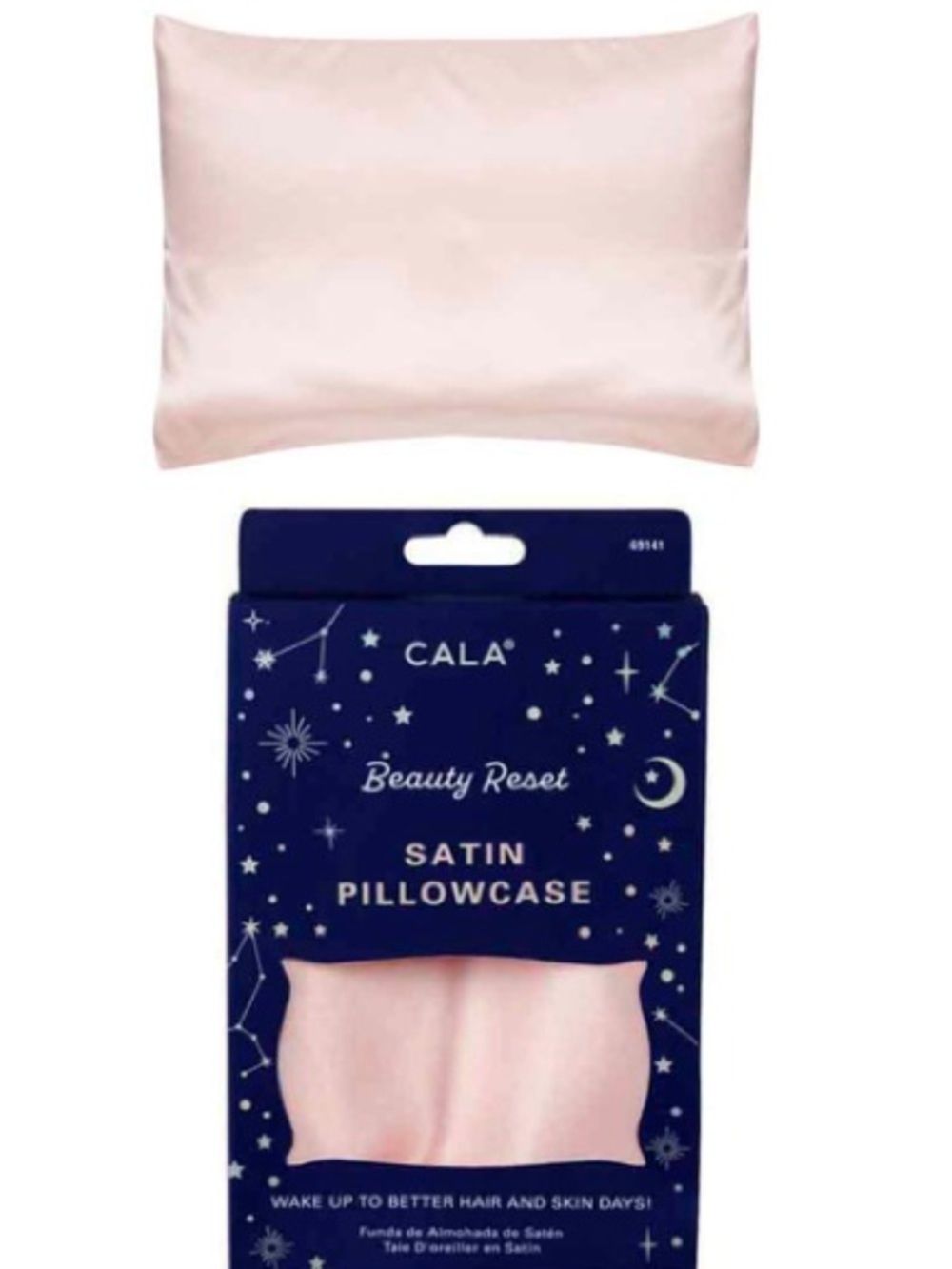 CALA Beauty Reset Satin Pillowcase - Light Pink